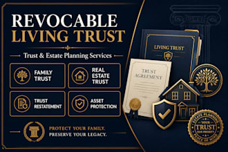 draft revocable living trust family trust real estate  trust trust restatement
