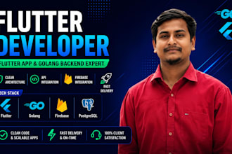 develop scalable mobile apps with flutter and golang backend