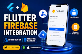 integrate firebase authentication and database in your flutter app