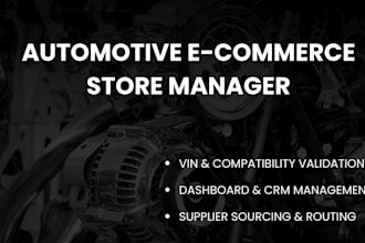 be your automotive ecommerce VA and CRM manager