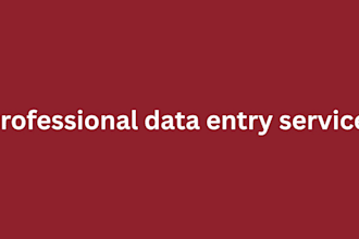 do data accurate data entry and excel sheets  works