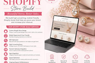 design a premium shopify store that increases sales