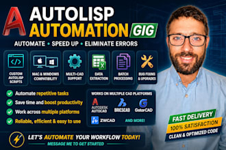 write custom autolisp scripts for autocad and mac