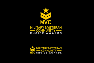design veteran focused award organization logo