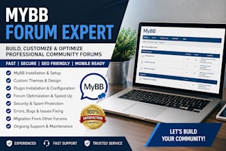customize, optimize and manage your mybb community forum
