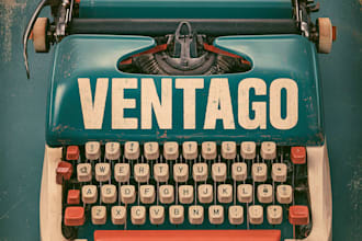 make vintage or retro album cover