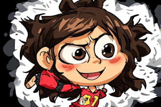 draw pop, manga, cartoony style character art