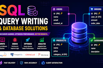 write, debug and optimize sql queries
