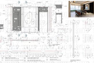 create furniture and interior technical drawings