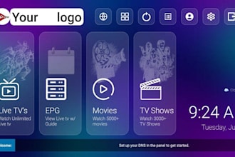 white label ibo glass iptv with master panel multiple dns latest version