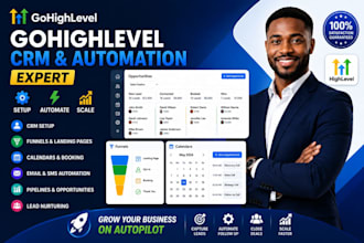setup gohighlevel CRM automation funnels and workflows