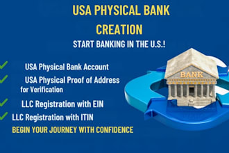do llc formation, USA bank creation mercury, wise USA physical address and proof