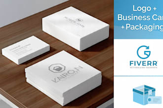 design modern logo, business card and packaging