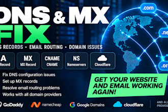 fix dns records mx records and email routing issues