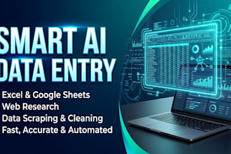 do smart ai data entry and virtual assistant tasks