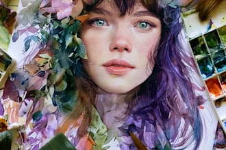 paint amazing portrait watercolor portrait