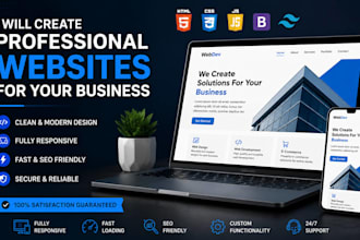 do something im really good at create a professional website