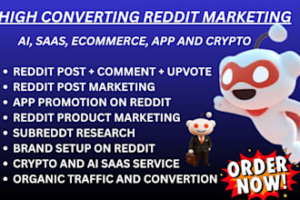 promote your website saas ai crypto via reddit SEO post startup GEO comment