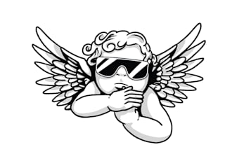 design custom vintage badge, patch, label and sticker logo