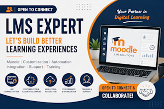 be your expert moodle developer and lms administrator