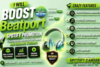 increase beatport audience, beatport listeners, beatport promotion