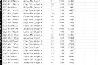 clean messy data and build automated excel reports in python