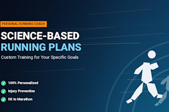 create a personalized, science based running training plan