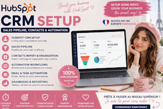 setup hubspot CRM sales pipeline hubspot contracts hubspot CRM automation