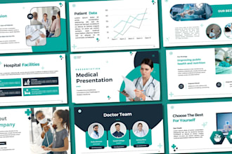 design a powerpoint presentation or investor pitch deck