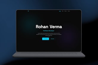build a stunning portfolio website for you using modern web development