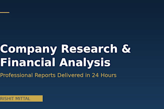 do financial research and company analysis