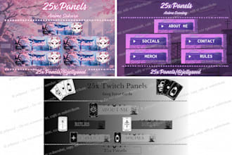 do custom twitch panels to make your channel stand out