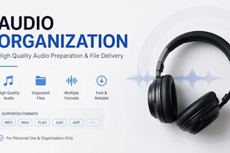 help organize and source high quality audio and music resources