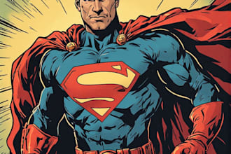 do a superhero comic