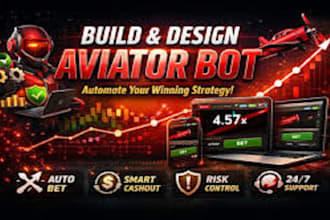 develop arcade game website, crash game website, crypto gaming web, aviator bot