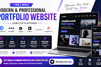 build typedream ucraft cargo koken journo portfolio pagecloud portfolio website