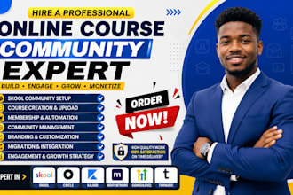 setup skool community, skool online community manager, skool community setup