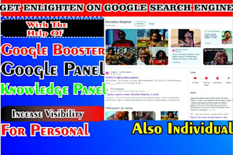 setup a verified google knowledge panel, knowledgepanel for personal