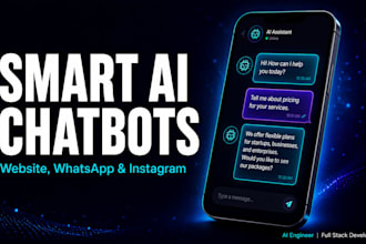 build a custom ai chatbot for your website, whatsapp or instagram