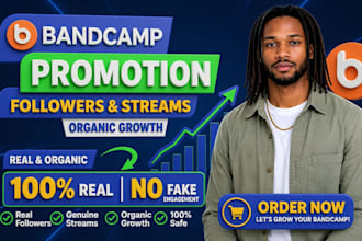 increase bandcamp audience, bandcamp listeners and bandcamp promotion