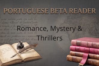 beta read your romance or suspense thriller novel