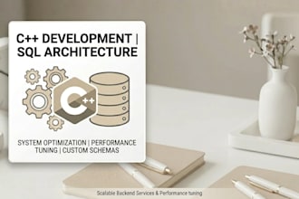 provide expert c plus plus development and sql database architecture