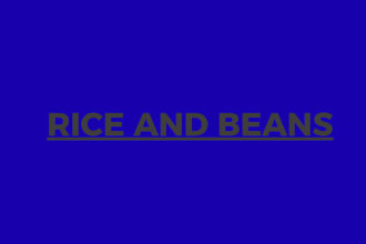 cook rice and beans