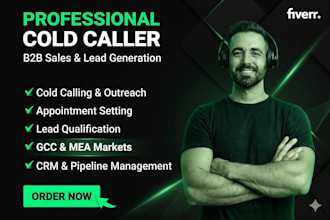 call your leads, handle and book qualified meetings