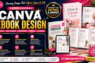 canva ebook design canva workbook ebook formatting booklet journal lead magnet
