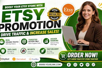 do etsy promotion with etsy seo listing to increase etsy sales and traffic