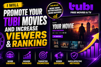 promote your tubi movies to increase viewers and ranking