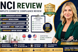 review inci ingredients safety regulation mos cosmetic labels, toxicology report
