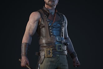 create 3d metahuman outfits, game character models, vtubers and 5 game trailers