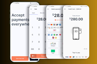 develop secure pos payment terminal software, softpos app, nfc tap to pay app